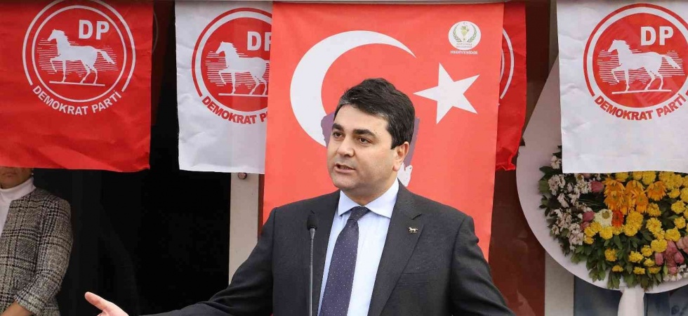 DP Genel Başkanı Uysal, DP Saruhanlı ilçe binasının açılışını yaptı