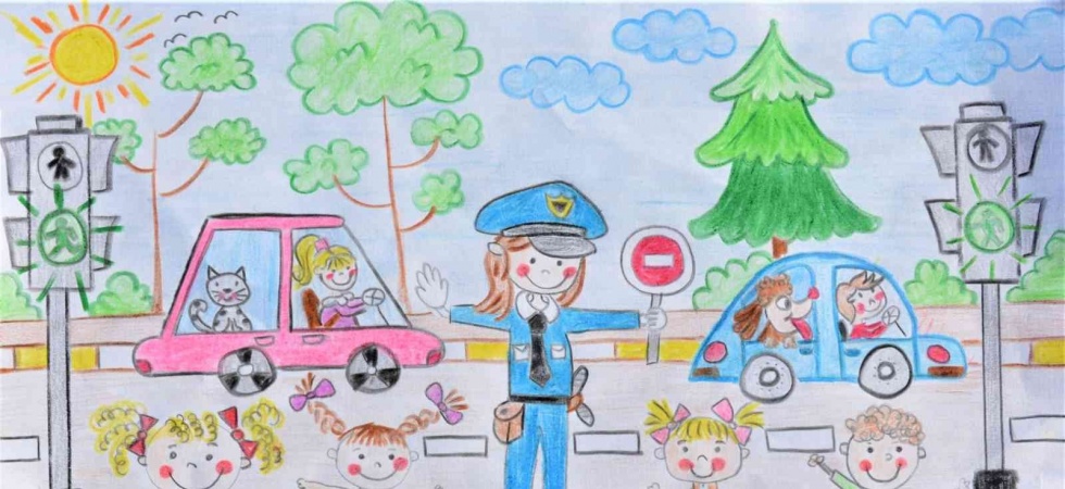 Öğrenciler hayallerindeki polisi şiir ve resimlerine yansıttılar