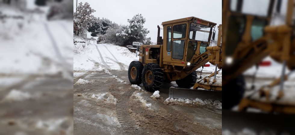 Turgutlu Belediyesinden yoğun kar mesaisi