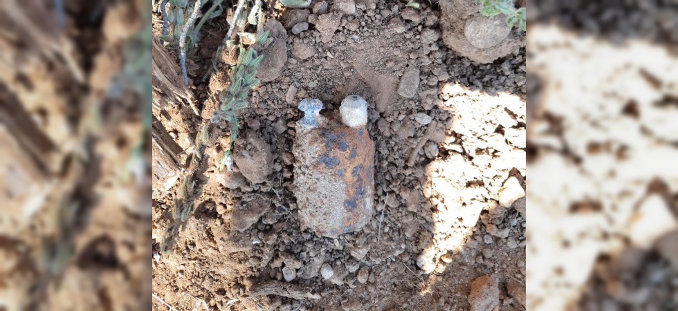 Manisa’da Milli Mücadele dönemine ait el bombası bulundu