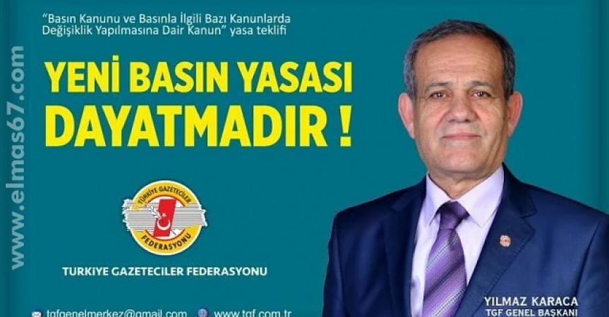 YENİ BASIN YASASI DAYATMADIR !