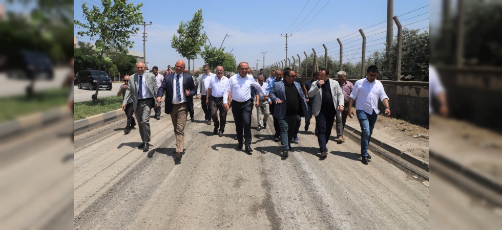 Başkan Çetin Akın ve Genel Sekreter Yardımcısı Öztozlu’dan inceleme turu