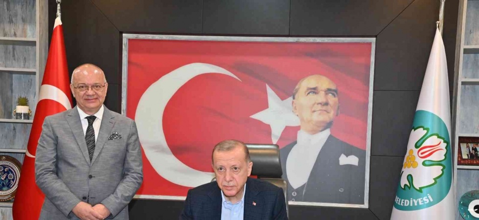 Başkan Ergün, Cumhurbaşkanı Erdoğan’ı ağırladı