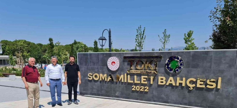 Soma Millet Bahçesi vatandaşın hizmetine sunuldu