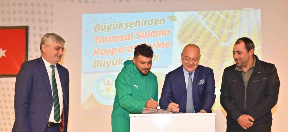 Manisa Büyükşehir Belediyesinden sulama kooperatiflerine destek