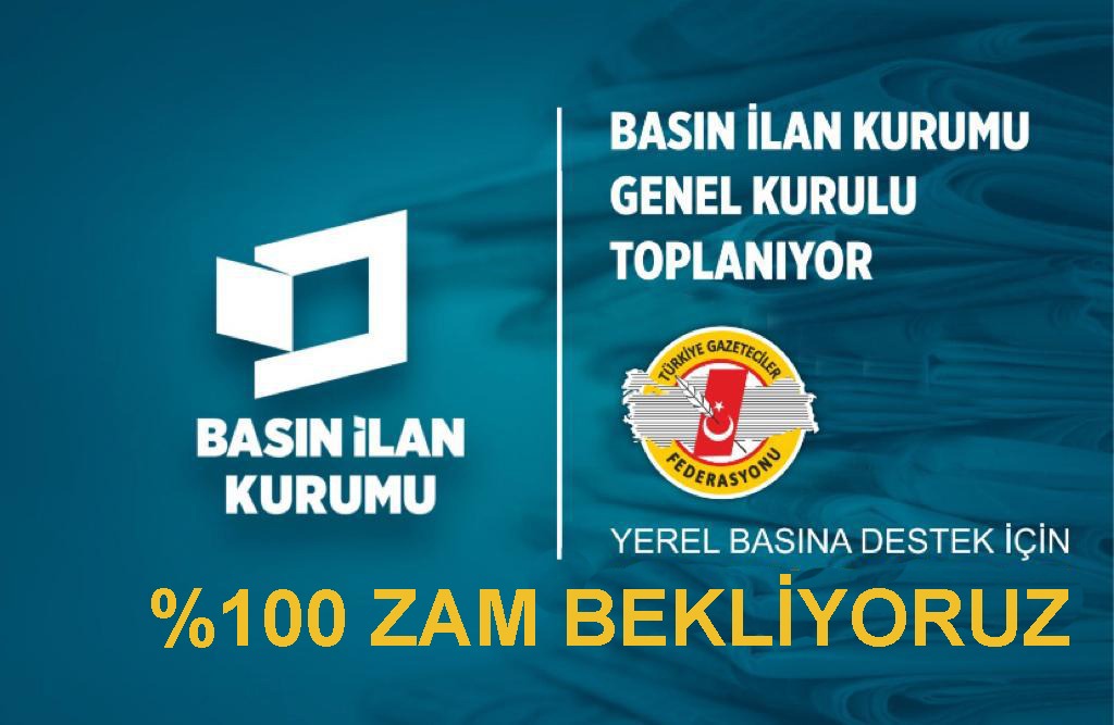 Basın İlan’a yüzde 100 zam