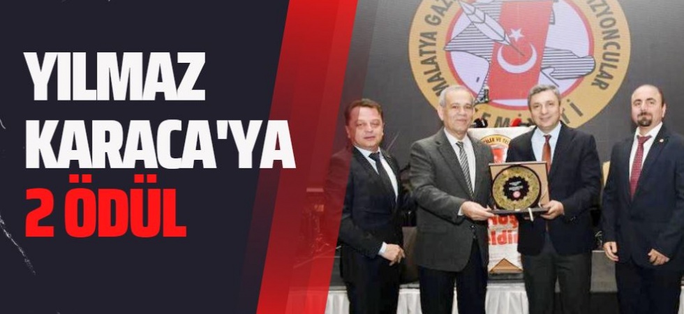 YILMAZ KARACA’YA 2 ÖDÜL