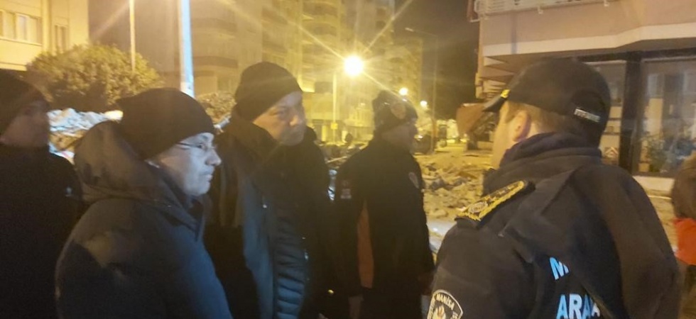 Manisa Büyükşehir Belediyesi afet bölgesinde