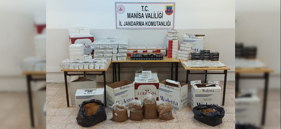 Manisa’da 3 farklı işyerine kaçak tütün operasyonu