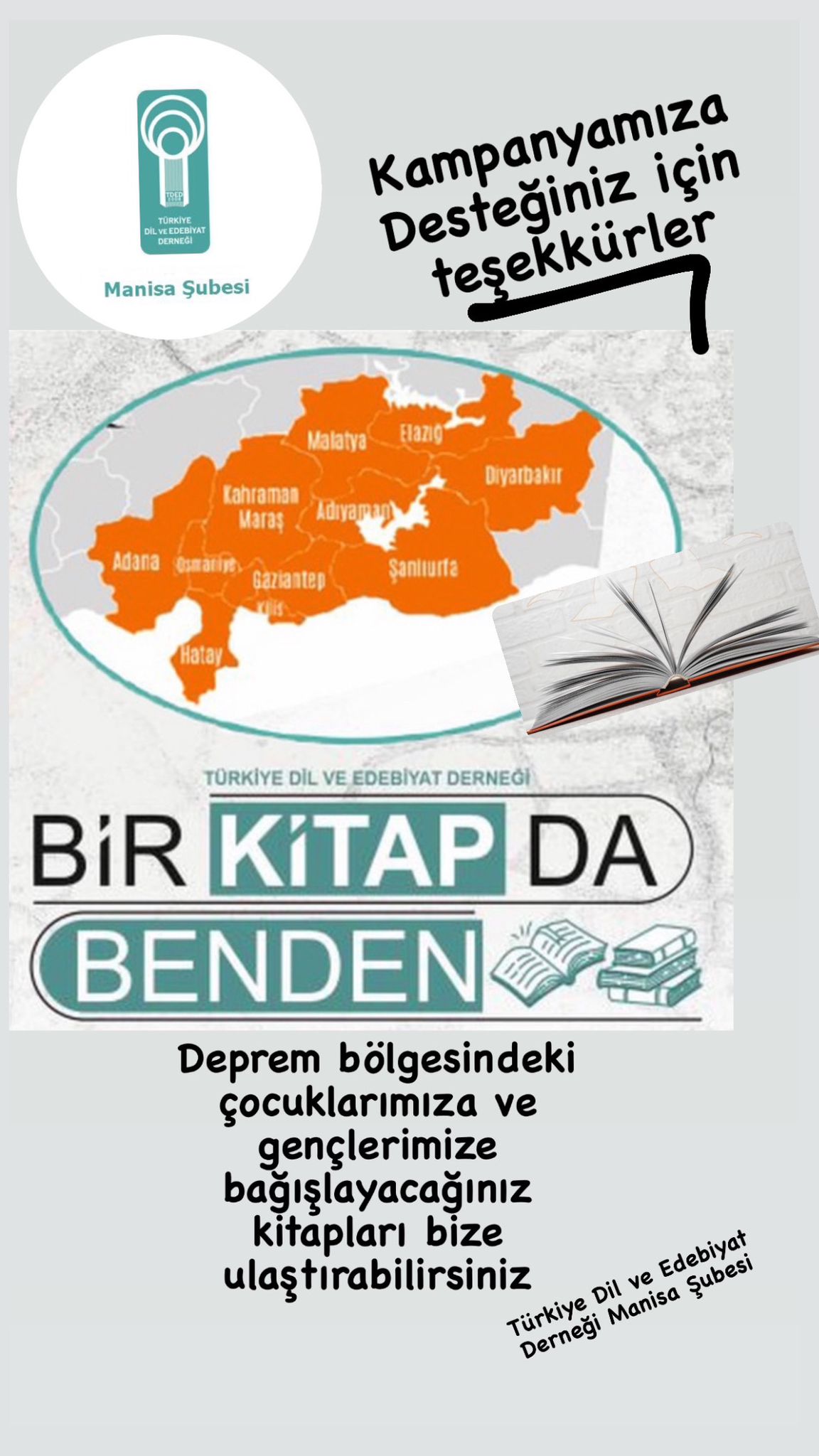 Bir Kitap da Benden Kampanyası!