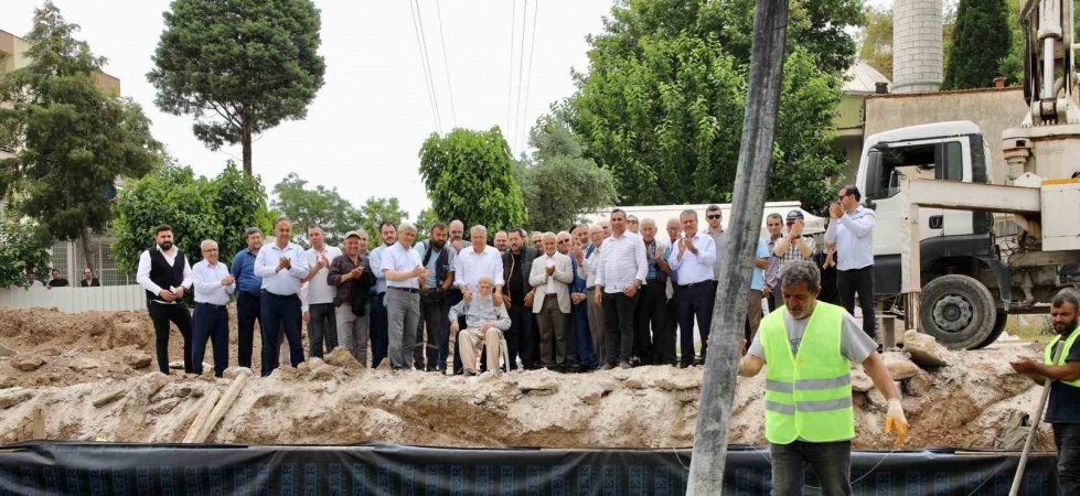 Yeşil Cami Kur’an Kursu binasının temeli atıldı