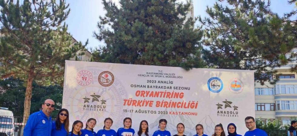 Manisalı sporcular, Oryantiring Türkiye Şampiyonası’na damga vurdu