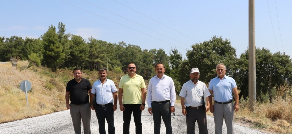 Yol çalışmaları, Gördesli muhtarları sevindirdi