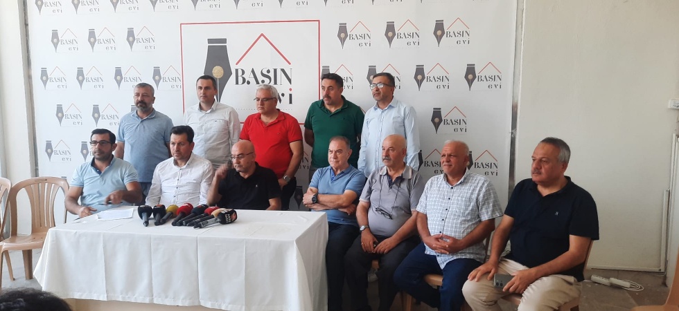 Basın Evi'nde Gazeteci Cemiyetleri olarak ortak basın açıklaması yapıldı
