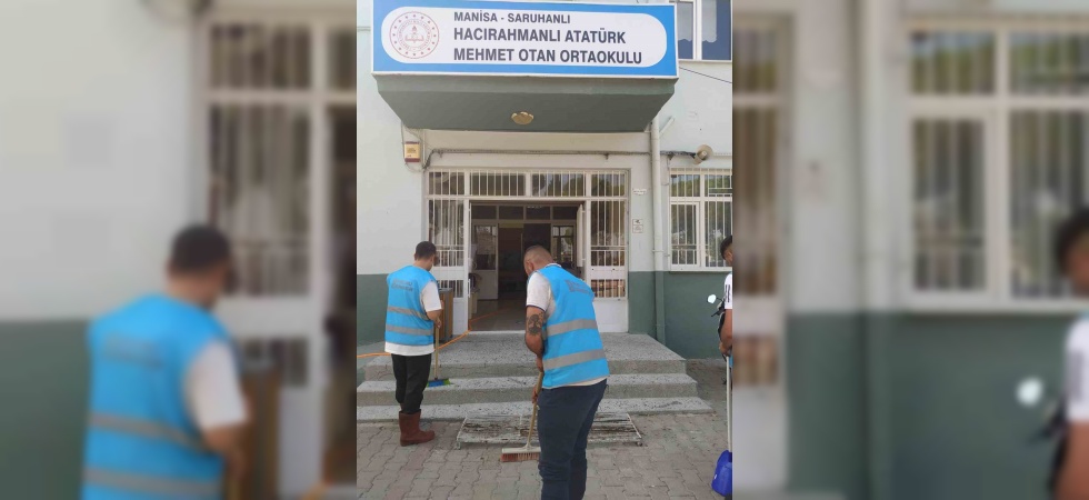 Denetimli serbestlik yükümlüleri okulları eğitime hazırlıyor