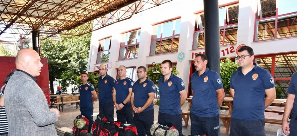 Manisa Büyükşehir İtfaiyesi Libya’nın yardımına koştu