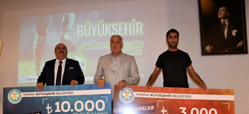 Manisa’da amatör spor kulüplerine nakdi destek
