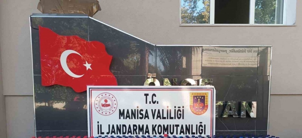 Manisa’da pet şişelerde sahte içki ele geçirildi