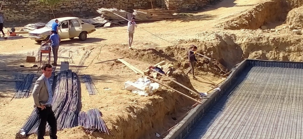 Devlet verdiği sözü tuttu okul inşaatı başladı