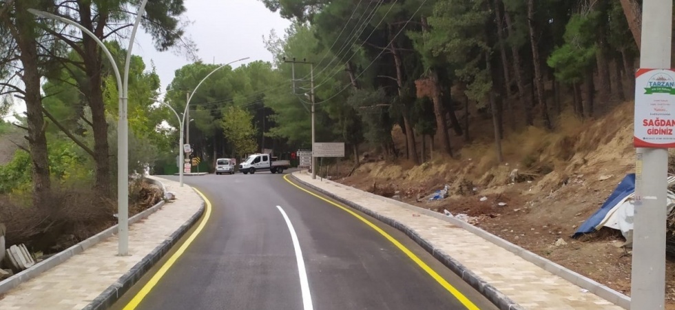 Ağlayan Kaya-Mevlevihane yolu yenilendi