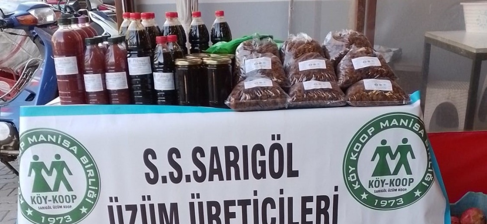Kooperatif ürünleri pazarda satışa sunuldu