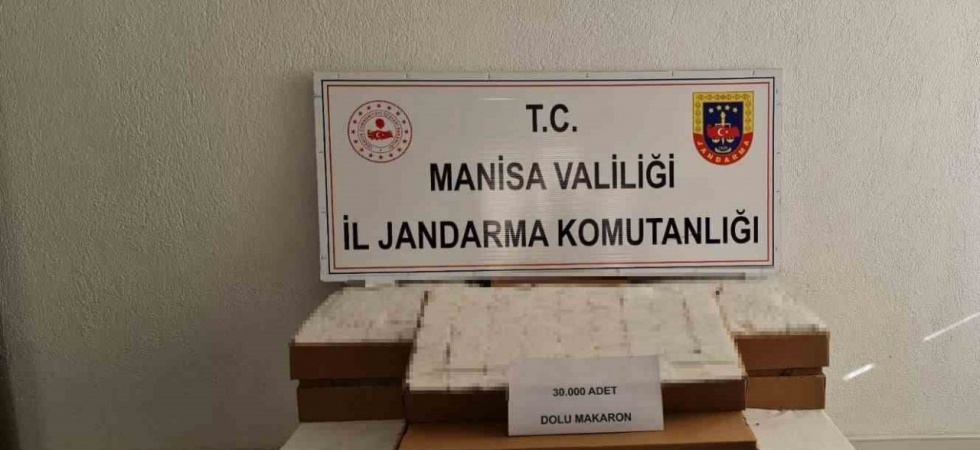 Kula jandarmasından kaçak tütün operasyonu