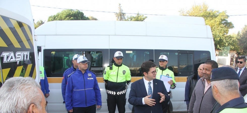 Kula’da okul servislerine sıkı denetim