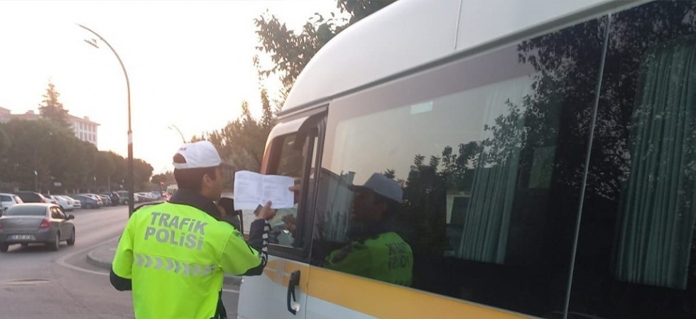 Manisa’da okul servis araçlarına sıkı denetim