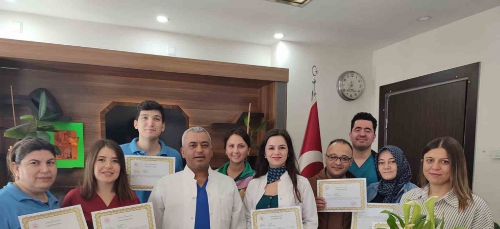 Sarıgöl Devlet Hastanesi personeline başarı belgesi