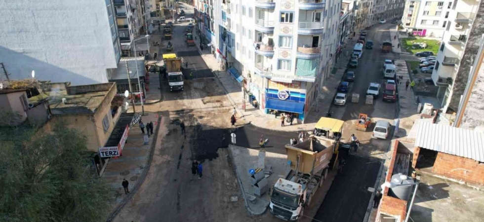 Horozköy Caddesi’nde hummalı çalışma