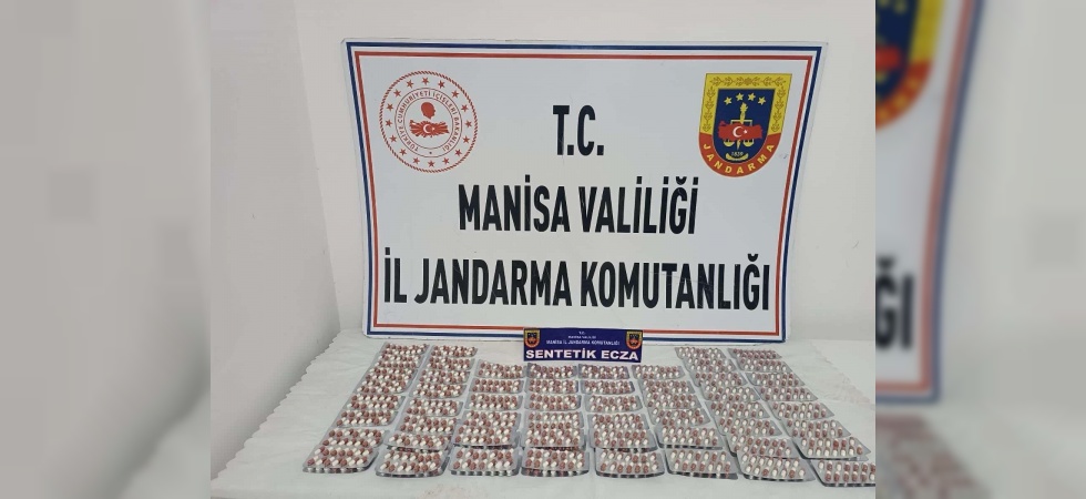 Manisa’da bin 510 adet sentetik uyuşturucu ele geçirildi