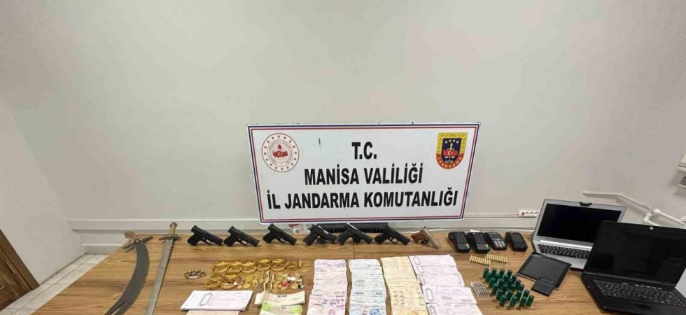 Manisa’da jandarmadan suç örgütlerine darbe