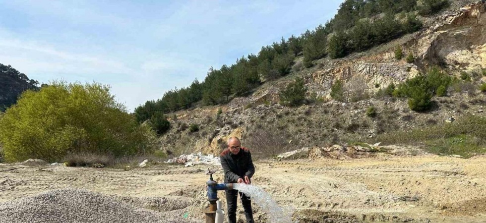 Taşkuyucak’ın yeni sondajında su verimi 10 litre