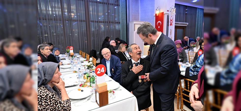 Vali Ünlü gazilerle iftar sofrasında buluştu