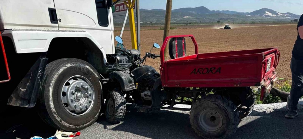 Manisa’da ATV ile kamyon çarpıştı: 1ölü