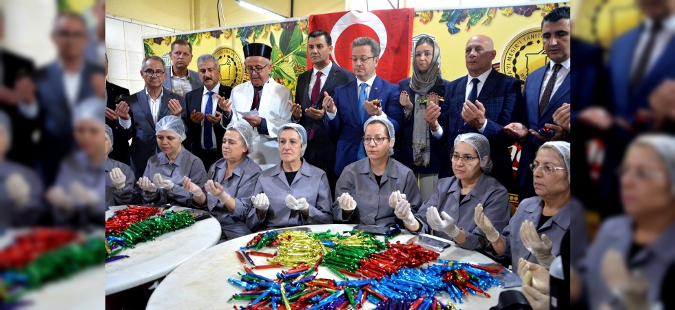 Manisa’dan şifa dağıtacak 7 ton mesir macununun duası yapıldı