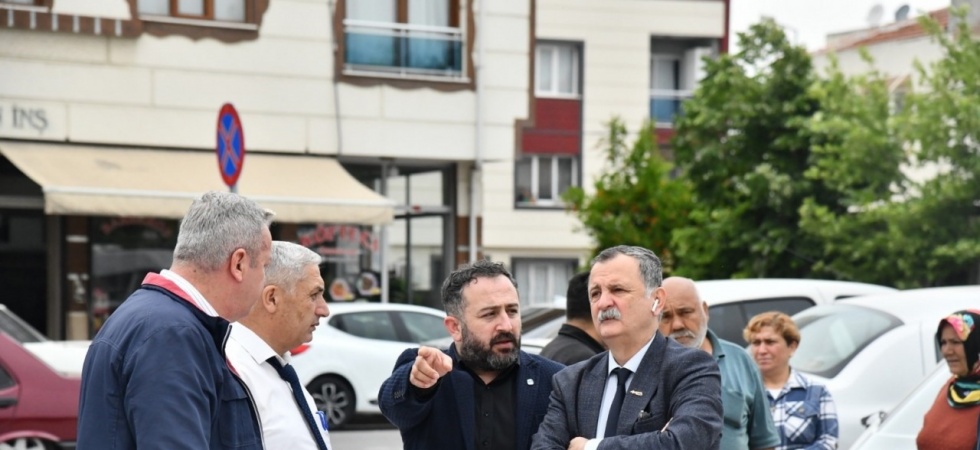Başkan Balaban iki mahallede incelemede bulundu