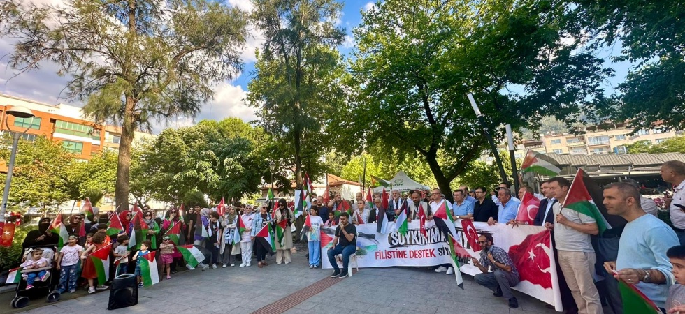 Manisa Filistin’e Destek Platformu Basın Açıklaması
