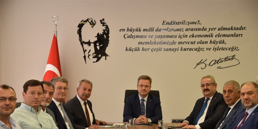 Salihli OSB toplantısı Vali Ünlü başkanlığında yapıldı