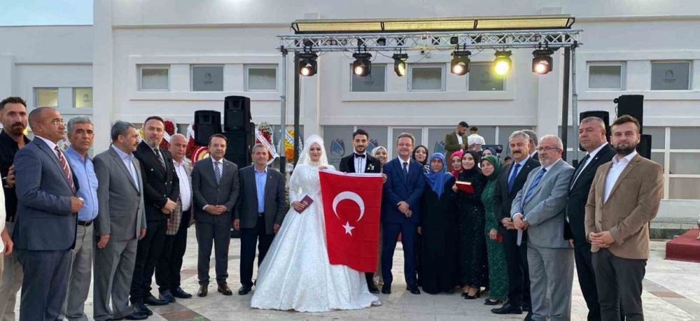 Şehit Enes Budak’ın ikiz kardeşi dünya evine girdi