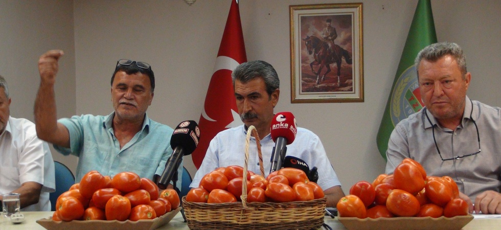 Domates tarlada 1,7 TL pazarda 15 TL