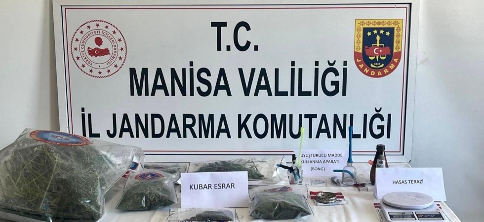 Manisa’da jandarmadan uyuşturucu operasyonu