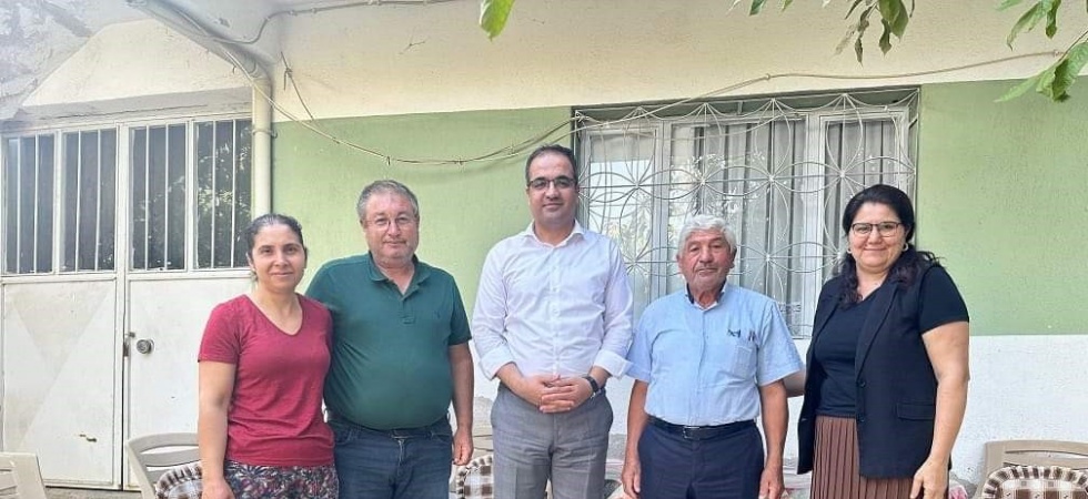 Kaymakam Dalak, şehit aileleri ve gazileri evlerinde ziyaret etti
