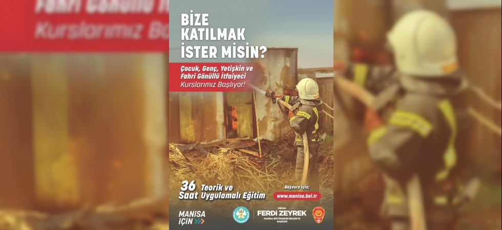 Manisa’da ’Gönüllü İtfaiyecilik Projesi’ başlıyor