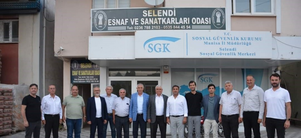Salihli TSO,  Selendi’de esnafın nabzını tuttu
