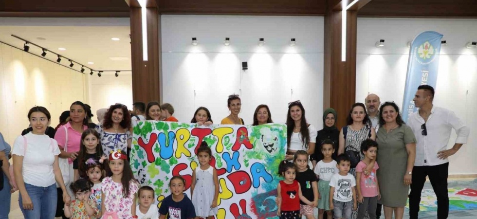 Şehzadeler’de çocuklar barışı sanatla anlattı