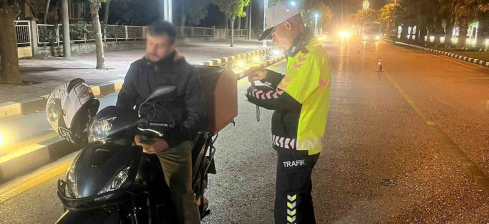 Manisa’da motosiklet sürücülerine ceza yağdı