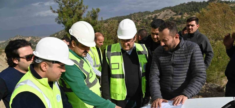 Salihli’nin 91 milyonluk içme suyu projesi incelendi