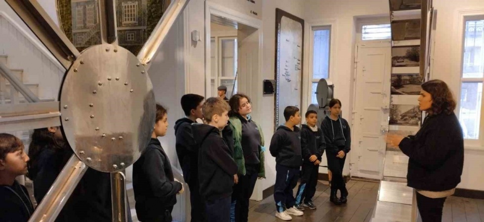 Yaşadıklarını ilçenin tarihini Kent Müzesinde öğreniyorlar