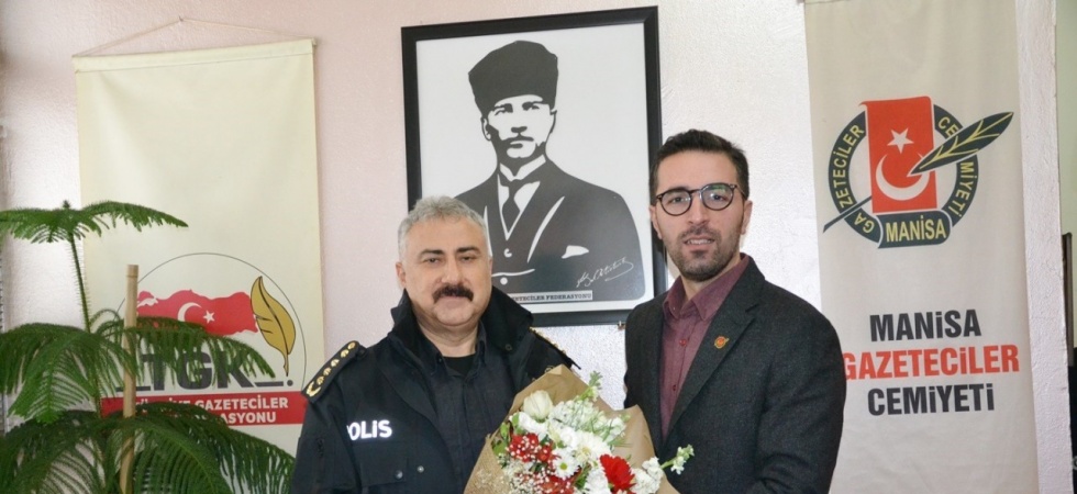 Emniyet Müdürü Aktaş’tan Gazeteciler Cemiyetine ziyaret